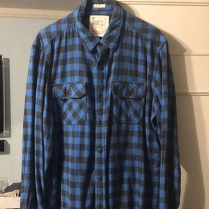 Black and blue Flannel